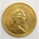 Queen Elizabeth II 1978 gold full sovereign Condition Report & Further Details