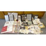 Collection of Great British and world stamps including; many FDCs in albums,