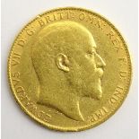 King Edward VII 1904 gold full sovereign Condition Report & Further Details <a