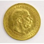 Austrian 1911 gold 10 Corona coin Condition Report & Further Details <a