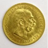 Austrian 1911 gold 10 Corona coin Condition Report & Further Details <a