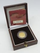 Queen Elizabeth II 2003 1/10 ounce gold Britannia