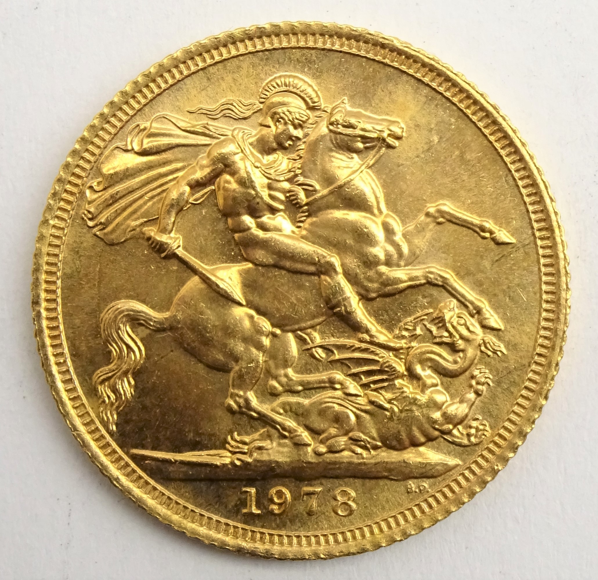 Queen Elizabeth II 1978 gold full sovereign Condition Report & Further Details - Image 2 of 2