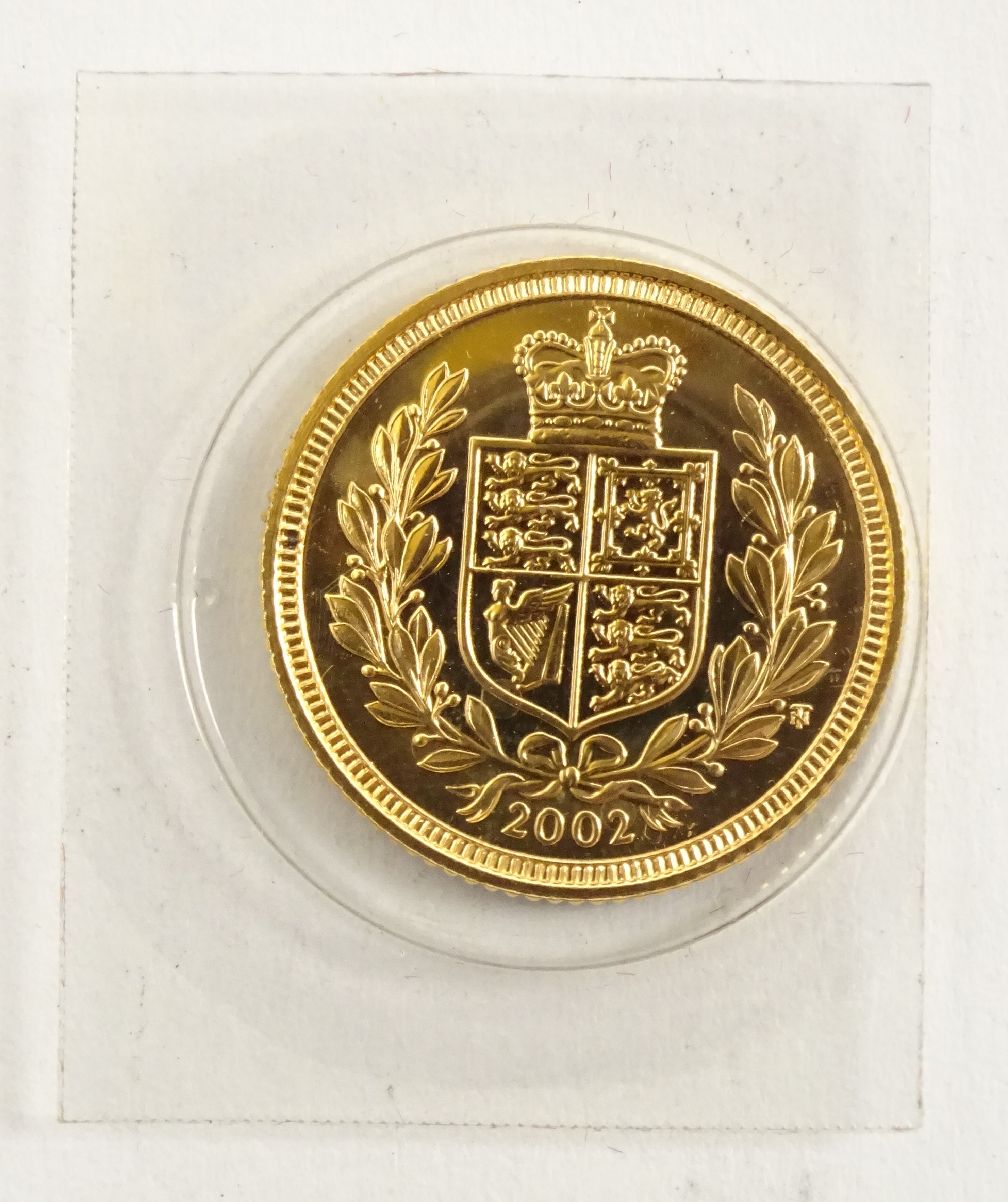 Queen Elizabeth II 2002 gold half sovereign Condition Report & Further Details - Image 2 of 2