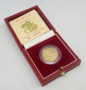 Queen Elizabeth II 1988 gold proof full sovereign,