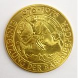 Austrian 1976 gold 1000 Schilling coin,