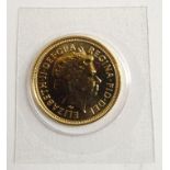 Queen Elizabeth II 2004 gold half sovereign Condition Report & Further Details