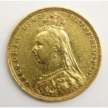 Queen Victoria 1888 gold full sovereign Condition Report & Further Details <a