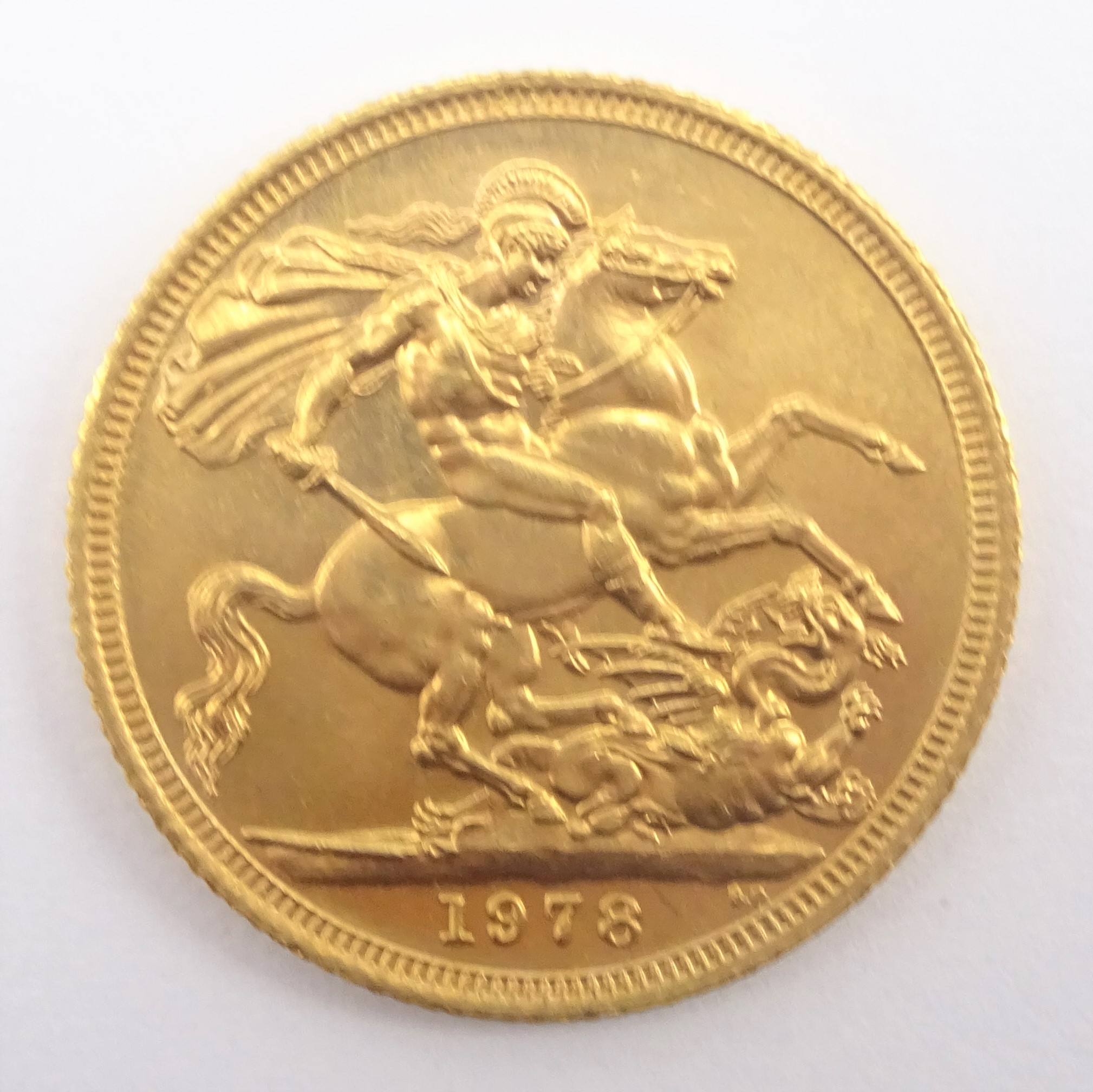 Queen Elizabeth II 1978 gold full sovereign Condition Report & Further Details - Image 2 of 2