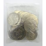 Twenty 1996 '70th Birthday' five pound coins Condition Report & Further Details