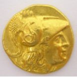 Alexander III 336-323 BC, gold Stater, mint of Abydos, 8.