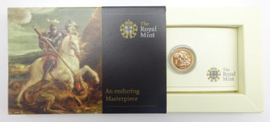 Queen Elizabeth II 2009 gold half sovereign,