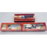 Corgi - three die-cast limited edition lorries comprising DAF CF Tipper for Tennant Transport Forth