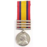 Victorian Queen's South Africa medal awarded to 2528 Pte. C. Mann North'D Fus.