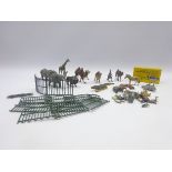 Over thirty die-cast wild and zoo animals by Britains etc including boxed Britains Indian