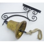 19th century ship's bell inscribed 'Amelia 1871' built by Bowdler,