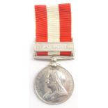 Victorian Canada General Service medal awarded to 1023 Pte. C. Fear 30th Regt.