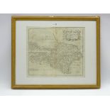 Robert Morden map of the North Riding of Yorkshire 36cm x 41cm Condition Report &