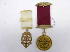 Two Masonic jewels - one marked G.K.