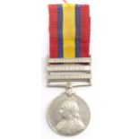 Victorian Queen's South Africa medal awarded to 3011 Pte. A. Styling Munster Fus.
