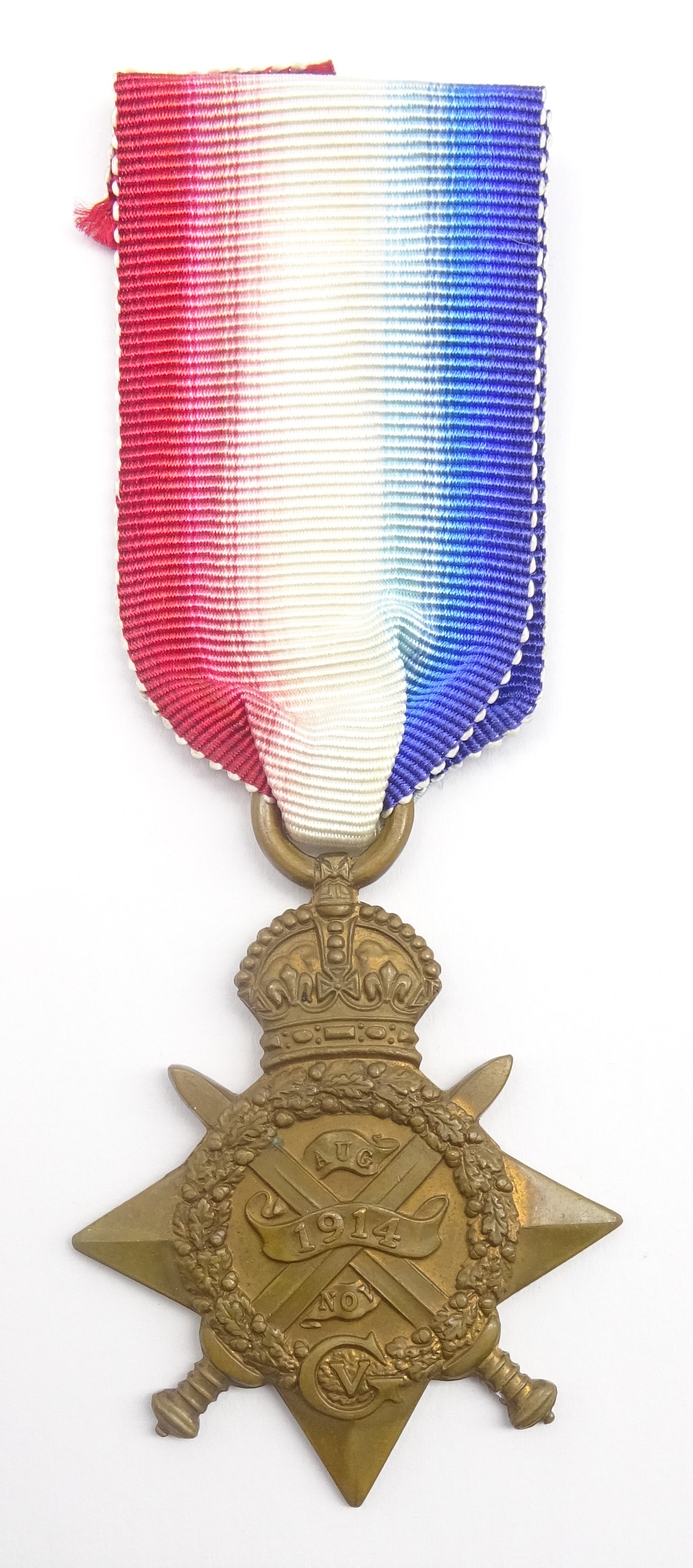 WW1 1914 Mons Star awarded to 2332 Pte. M. Park 3/D. Gds.