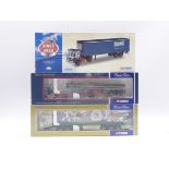 Corgi - three die-cast limited edition lorries comprising Renault Premium Curtainside for