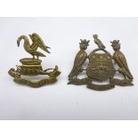 Two cap badges - Liverpool Pals and Leeds Pals Condition Report & Further Details