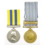 Elizabeth II Korea medal awarded to 22420915 Pte. G. Calpin R.A.O.C.