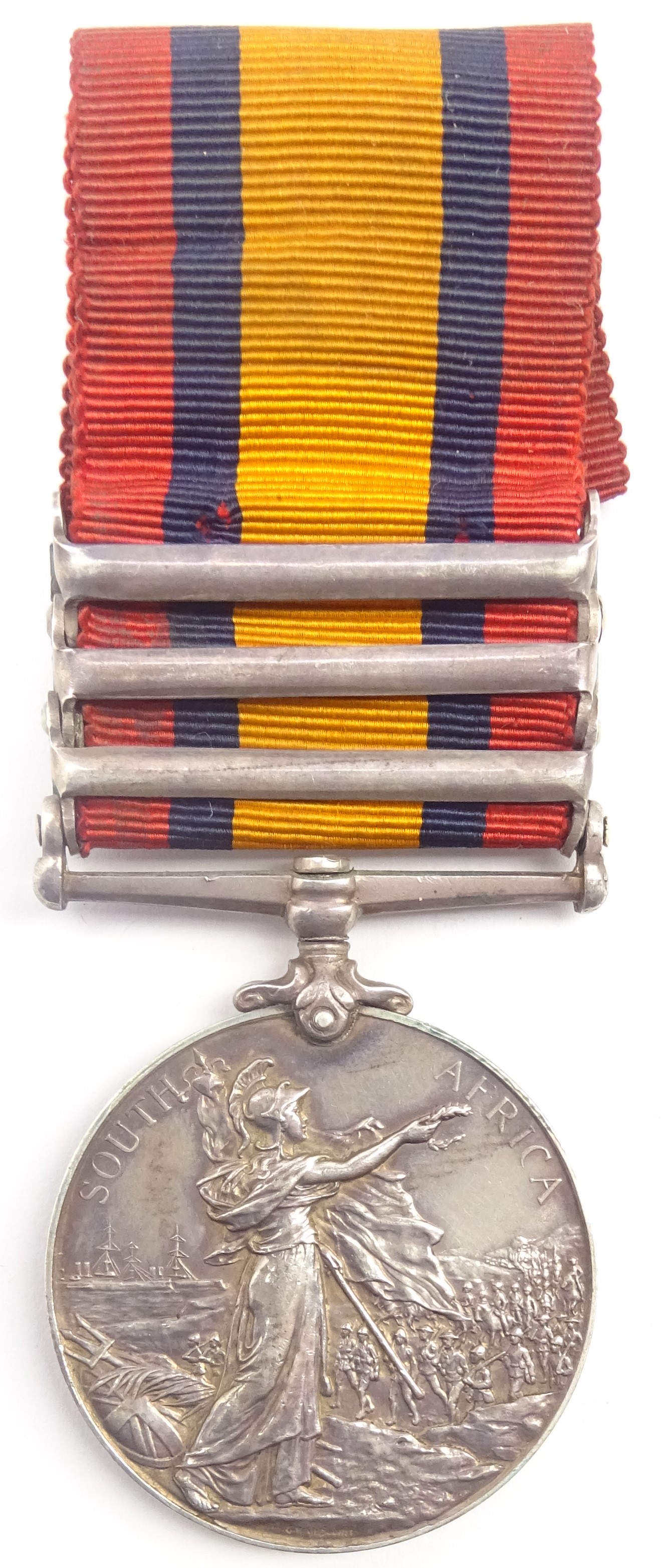 Victorian Queen's South Africa medal awarded to 864 Tpr. A. E. Jackson Imp. Lt. - Image 2 of 3