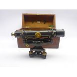 Late 19th/early 20th century lacquered brass theodolite by A.G.Thornton Ltd.