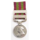 Victorian India medal awarded to 5095 Lce. Corpl. Biss 1st Bn. Ryl. W. Surr. Regt.