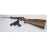 BSA Cadet Major .177 air rifle, serial no. CC13286 L108cm and .22-5.6 Cal.