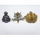 Three cavalry cap badges - Lincolnshire Yeomanry,