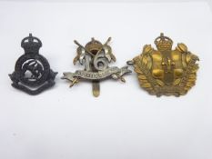 Three cavalry cap badges - Lincolnshire Yeomanry,