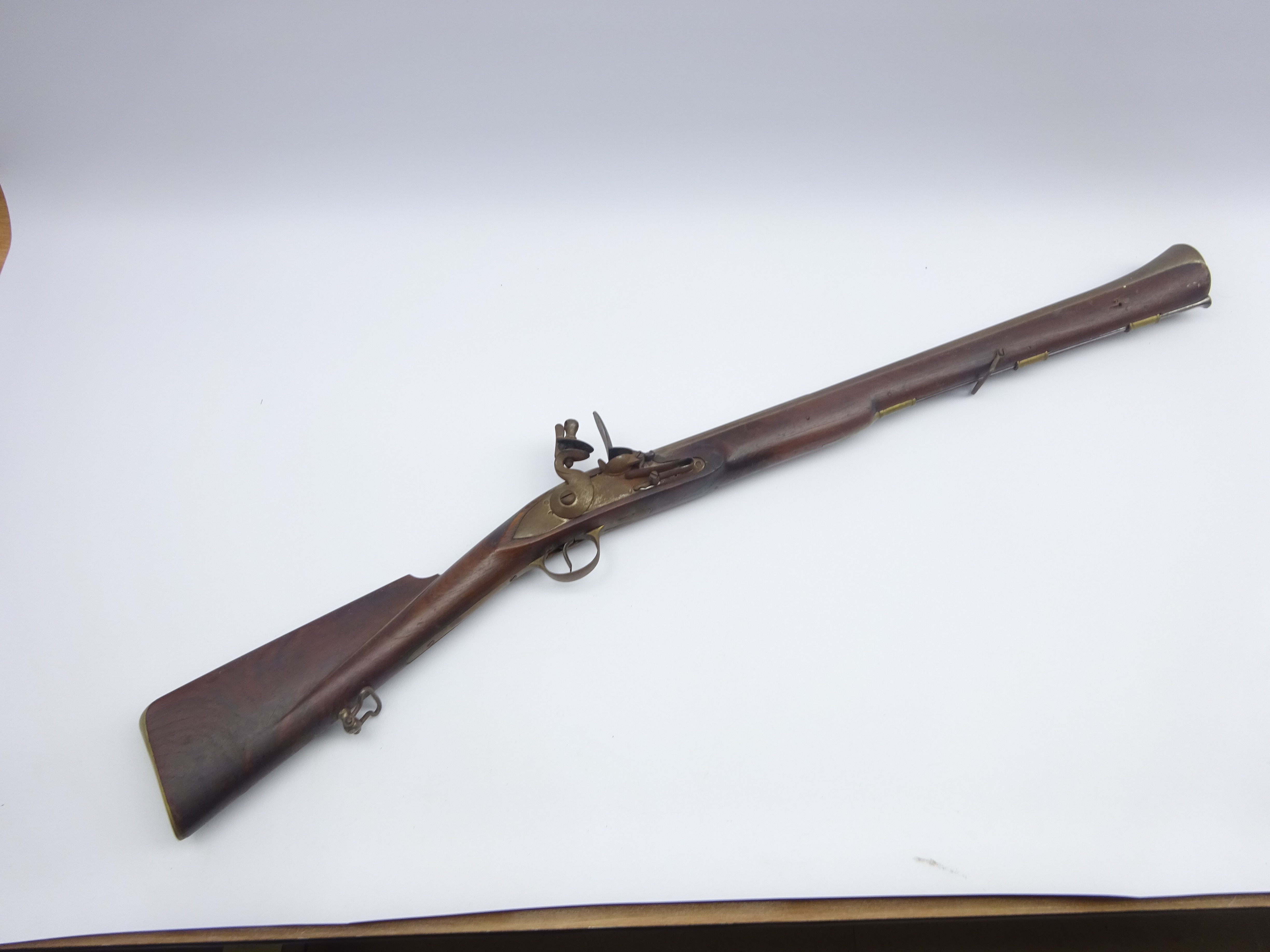 Ornamental copy of an early 19th century flintlock blunderbuss, - Image 7 of 8