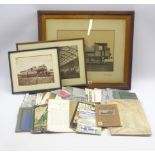 Quantity of booklets and pamphlets of railway interest including GWR Timetable,