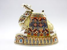 Royal Crown Derby camel paperweight with gold stopper Condition Report & Further Details