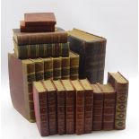 Early 20th Century brass bound bible, old and new London books in six volumes,