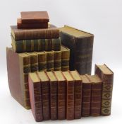 Early 20th Century brass bound bible, old and new London books in six volumes,