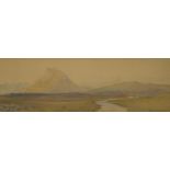 Alexander Wallace Rimington (British 1854-1918): River Beneath a Mountain,