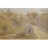 Edward C Booth (British 1821-post 1893): 'Beamsley, Yorkshire', watercolour, signed and dated 1888,