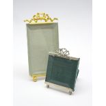 Italian silver table photograph frame by Giancarlo Prini on easel stand 7cm x 6cm and a gilt metal