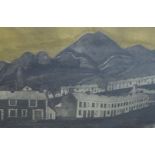 George Chapman (British 1908-1993): South Wales Valleys, etching signed in pencil 29cm x 34.