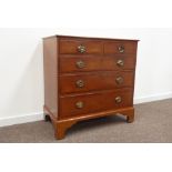 George III oak chest,