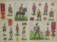 Uniforms of the British Army - The Grenadier Guards 1680-1815, Plate 1, Part 1,