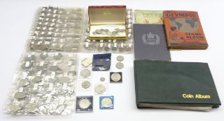 Collection of Great British and World coins including some pre 1947 Great British silver coins,