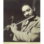 Terry Cryer (1934-2017) 'Frank Wess' 1958 gelatin silver print, signed,