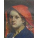 Continental School (Early 20th century): Portrait of a Spanish Girl,