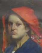 Continental School (Early 20th century): Portrait of a Spanish Girl,