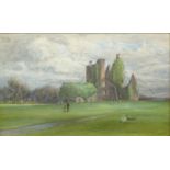 John Smart (British 1838-1899): Scottish Castle Ruins, watercolour signed and dated 1890,
